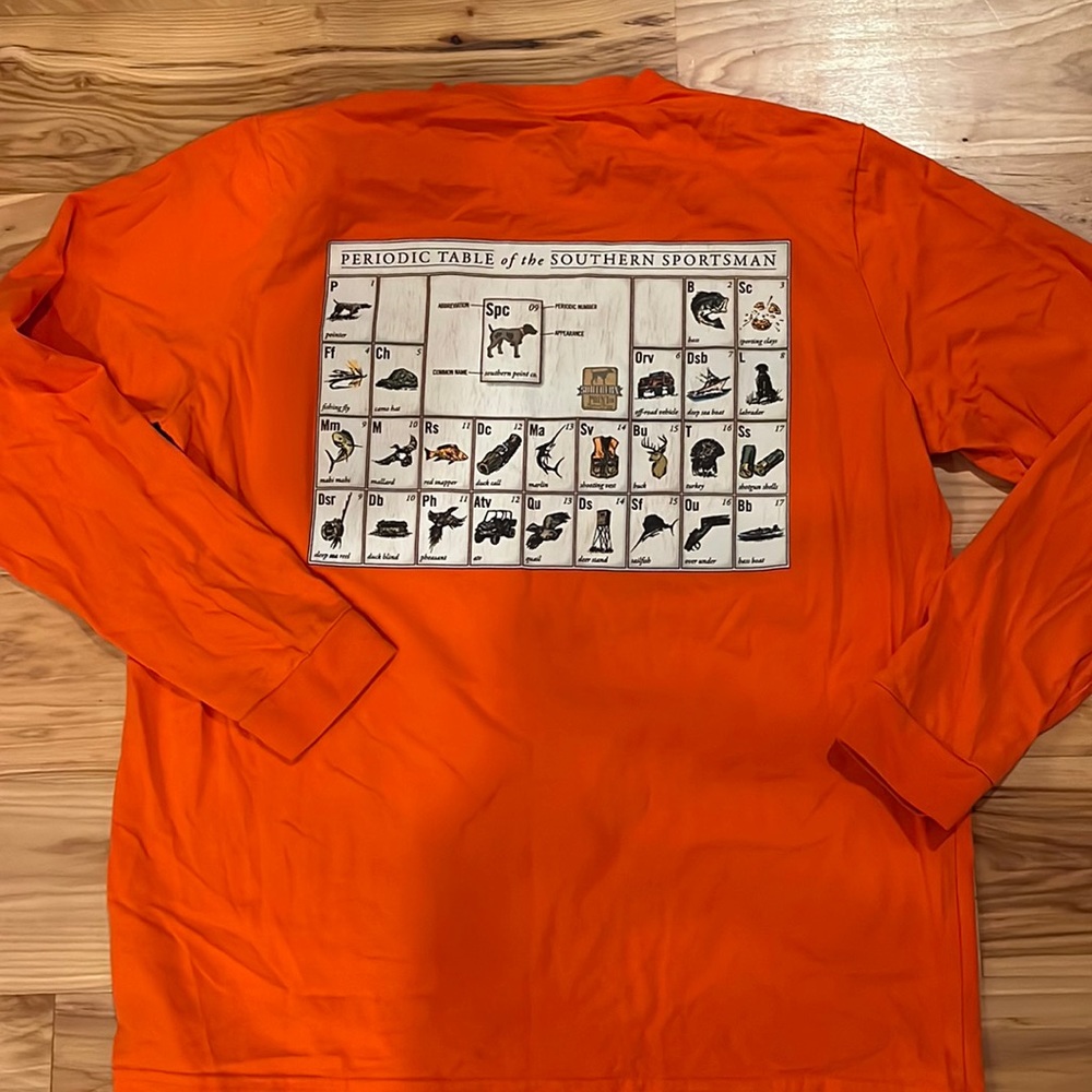 Southern Point, Southern Sportsman, long sleeve, small, orange